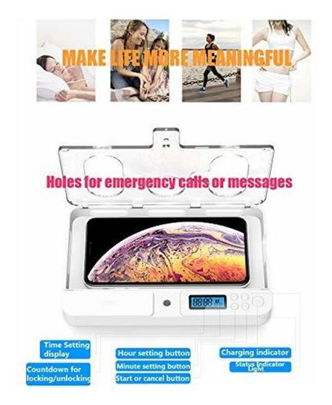 Caja De Bloqueo De Temporizador Automatico Para Telefonos 1