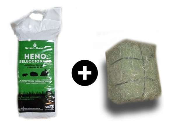 Alimento Cobayos Heno De Alfalfa X4kg  + Heno Pastura X1kg. 1