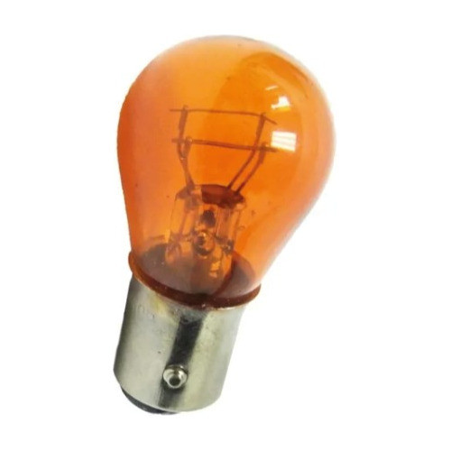 Lampara 2 Polos 12v 21w/5w Vidrio Ámbar Posicion Freno X 2 0