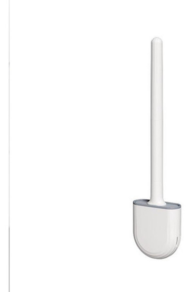 Cepillo Escobilla Para Inodoro De Silicona Gris 0