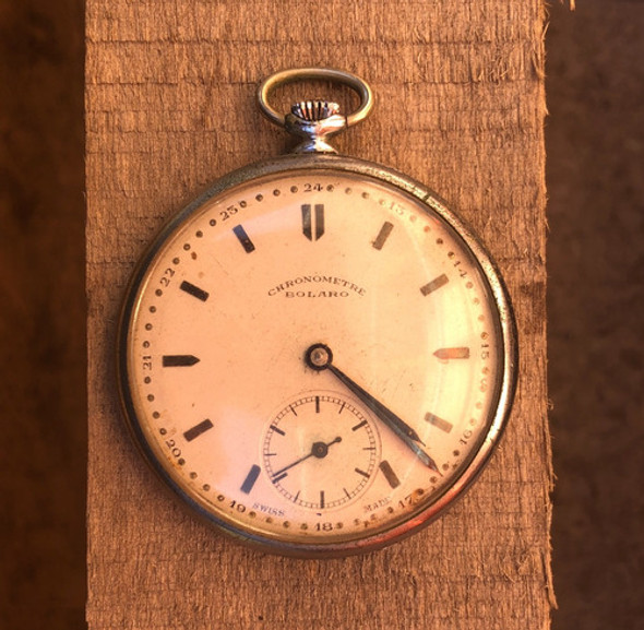 Reloj Bolsillo Chronometre Bolaro,16 Rubies Swiss Made. 0