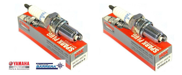 Juego De 2 Bujías Originales Para Motores Yamaha 15hp 4t 1 Juego De 2 Bujías Originales Para Motores Yamaha 15hp 4t 1