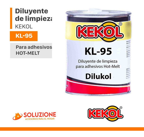 Limpiador Diluyente Kl-95 Kekol 4 Litros Pegamento Hot Melt 1