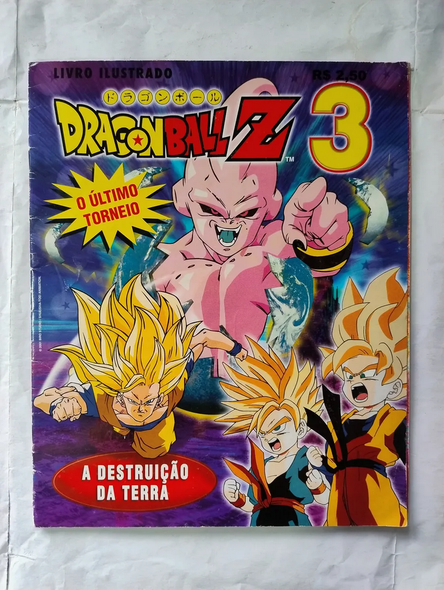 Dragon Ball Z 3 Sticker Album by Navarrete (2002) – Incomplete with 96 Stickers (Used)