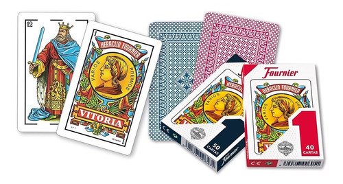 Naipes Cartas Españolas Fournier 40 Cartas Caja De Cartón 1