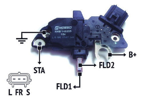 Regulador Alternador Tipo Bosch Ford Transit 12v. 0