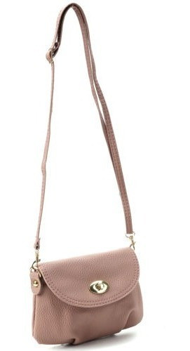 Pu Cuero Mini Retro Bolsa Cruzada Cuerpo Bolsa Messenger Esc 0