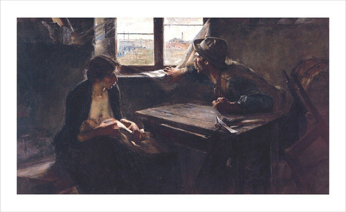 Lamina Fine Art Sin Pan Y Sin Trabajo De La Carcova 98x60 Cm 0