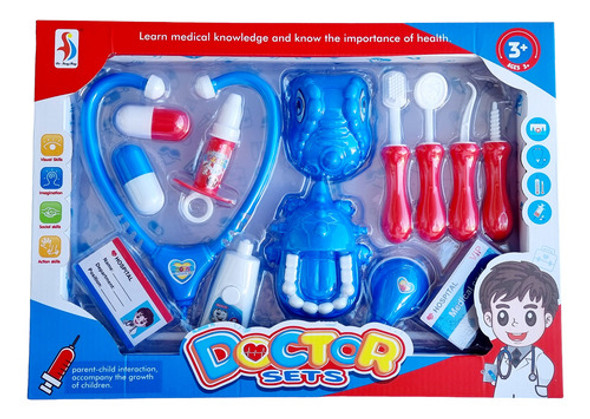 Set De Dentista Con Dentadura  Piezas Varias 1