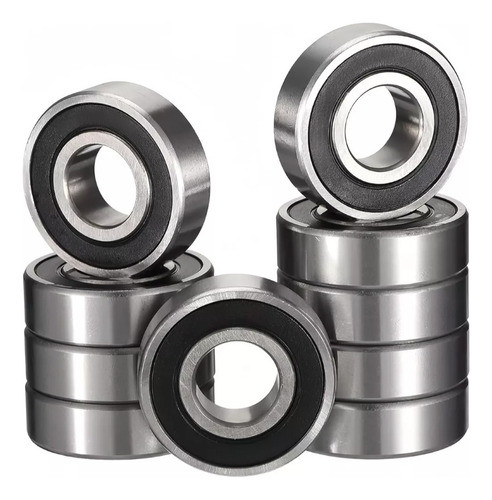 Rodamientos Ruleman 6201 Rs Blindado X 5 Unid (12x32x10mm) 0