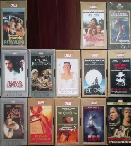 Lote 3 Vhs X $5499 A Elección Colección Caras 0