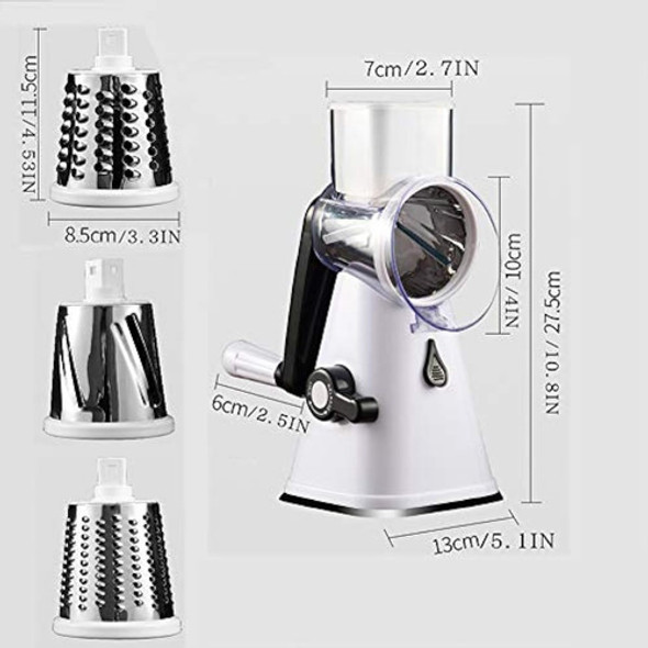 Rallador Manual Giratorio De Patatas Para Cocina, 1 Rallador Manual Giratorio De Patatas Para Cocina, 1