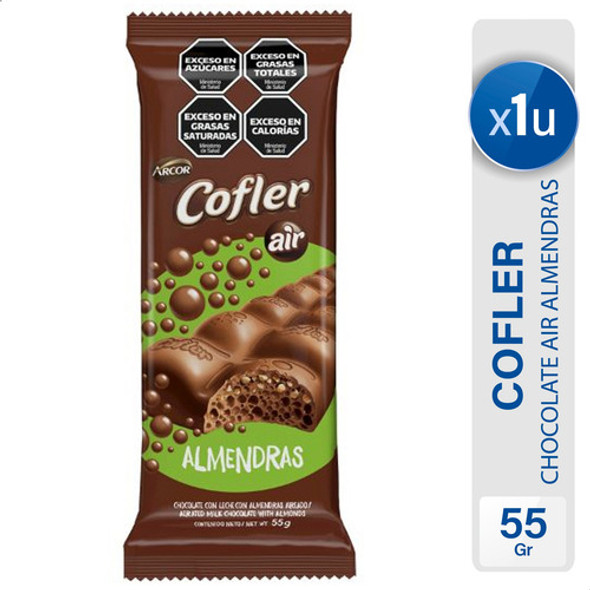 Chocolate Cofler Air Almendras Aireado Arcor - Mejor Precio 0