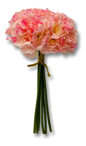 Ramo Flor Artificial Clavel Decorativa Arreglo Floral 24cm 1