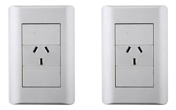 Pack X 2 Llave Luz Armada 1 Toma Toma Tierra 10a Quantum Era 0 Pack X 2 Llave Luz Armada 1 Toma Toma Tierra 10a Quantum Era 0