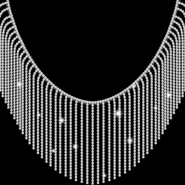 Flecos De Strass 12cm  X 180cm 1 Flecos De Strass 12cm  X 180cm 1