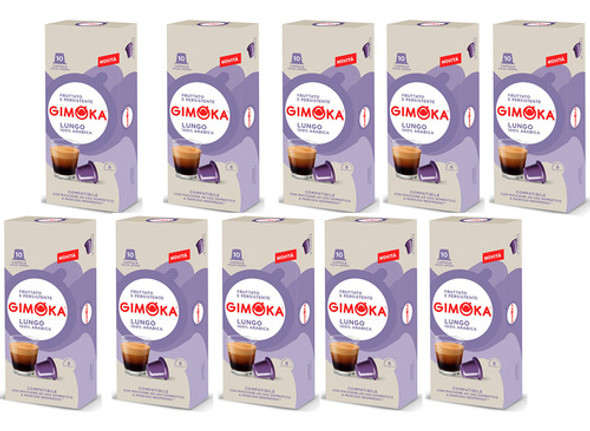 Café Gimoka Lungo X100 Cápsulas. Aptas Nespresso 0