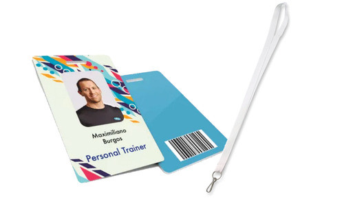10 Credenciales Pvc + 10 Cintas Colgantes 0