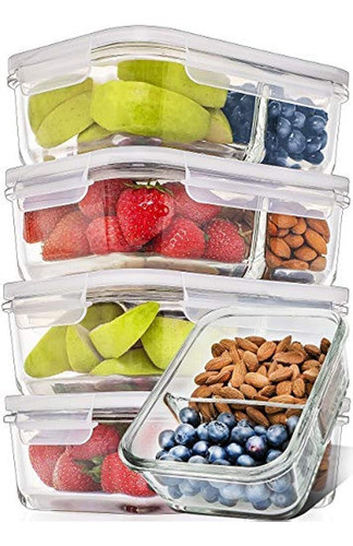 Envases De Vidrio Para Preparar Compartimentos Vidrio 0