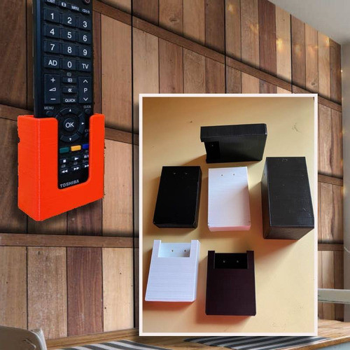 Soporte Pared Control Remoto Tv Aire Acondicionado (2 Unid) 1