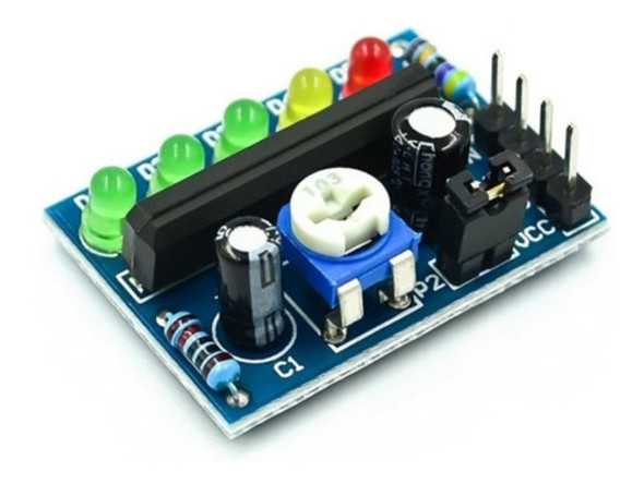Modulo Medidor Sonido Ka2284 Potencia Por Led Arduino 0