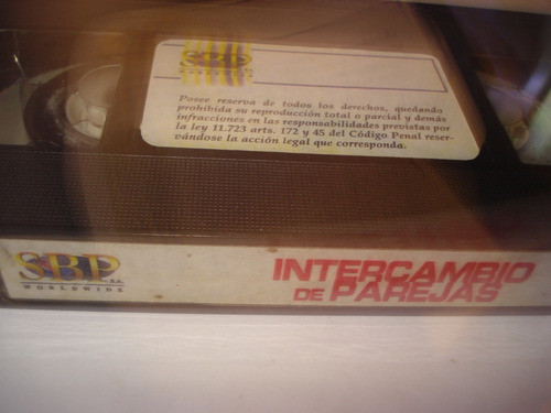 Vhs Intercambio De Parejas (s/caja Original) 1