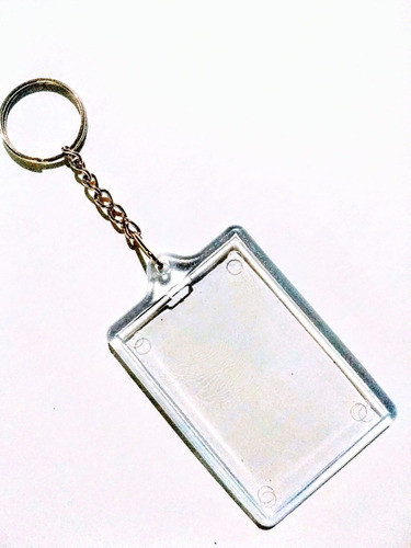 25 Llavero Acrílico 6x4 Con Cadena 0