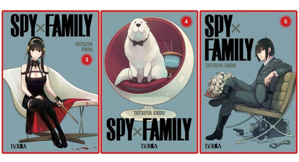 Combo Spy X Family 03, 04 Y 05 - Manga - Ivrea 0