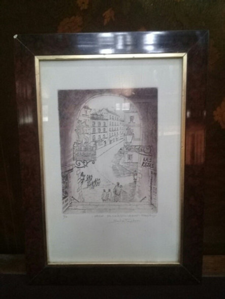 Cuadro Tinta Sobre Papel Del Autor Español Sabatacha 1 Cuadro Tinta Sobre Papel Del Autor Español Sabatacha 1