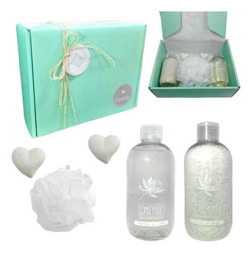 Set Kit Caja Regalo Gift Box Spa Aroma Jazmin Zen N24 Relax 0