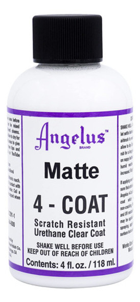 Angelus Acabado Mate Transparente P/ Pintura En Cuero 118ml 0