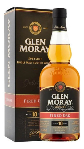 Whisky Glen Moray 10 Años Fired Oak 40% 700 Ml 0