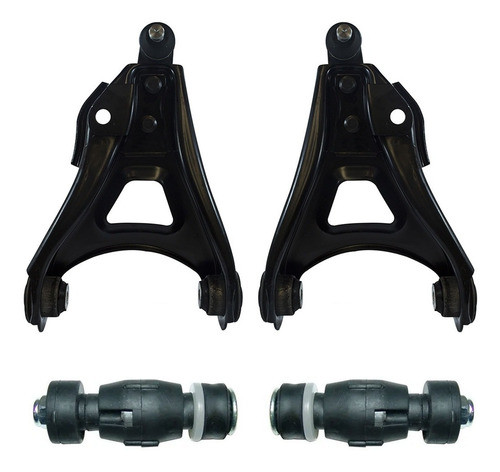 Kit 2 Parrillas C/ Rotula + 2 Bieleta P/ Renault Clio 2 0