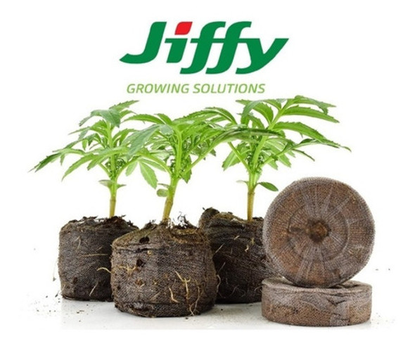 Jiffy J7 Germinador De Turba Prensada 41 Mm. X 10 Unidades 1