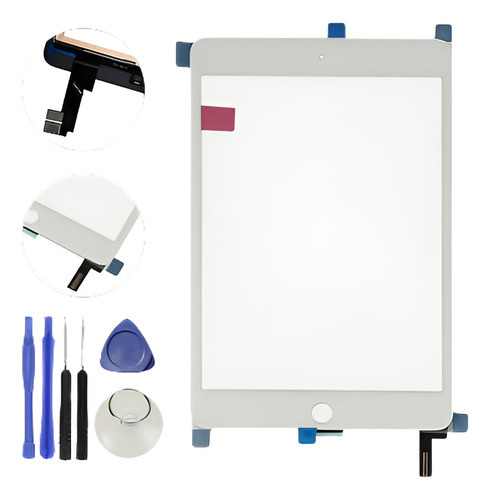 Para iPad Mini 4 A1538 A1550 Negro Touch Pantalla Digitaliza 0