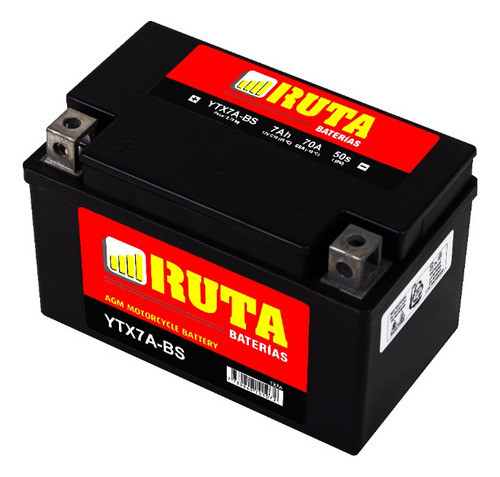 Baterias Para Motos Agm-gel Ytx7a-bs Ruta 0