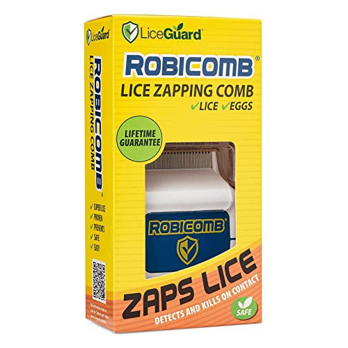 Peine De Piojo Electrico Detecta Y Los Mata Robicomb 1