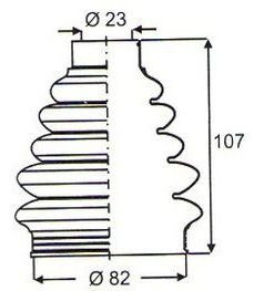 Goma De Homocinetic Ford Focus/ecosport L/rueda 0