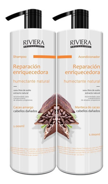 Shampoo + Acondicionador Cabellos Dañados Riviera 0