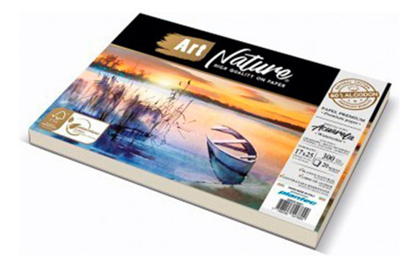 Block  Art Nature 17 X 25 60% Algodon 300gr.plantec 0