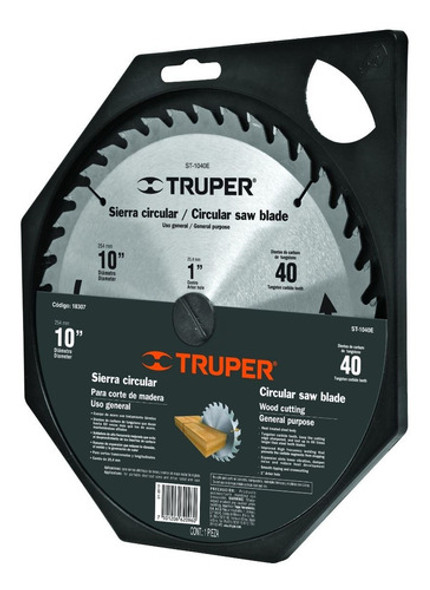 Sierra Circ Widia 10pLG 30d P/mad Buje 5/8pLG Truper - Ynter 0