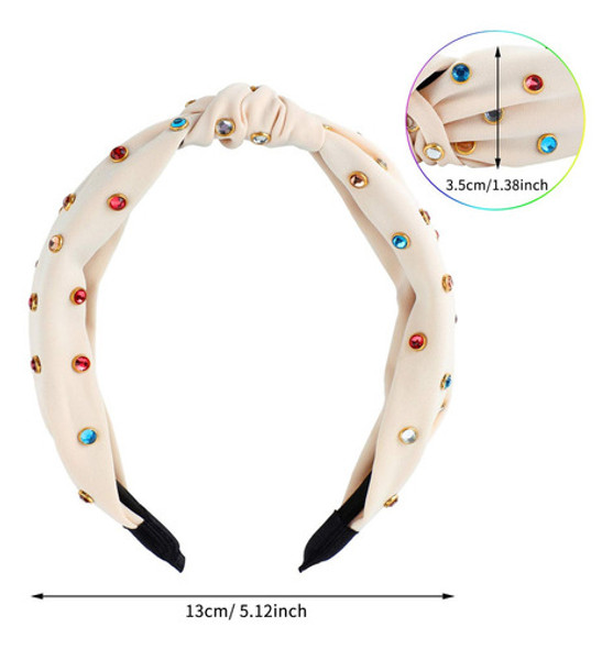 Diadema Con Diamantes De Imitacion De 4 Piezas Para Mujeres 1