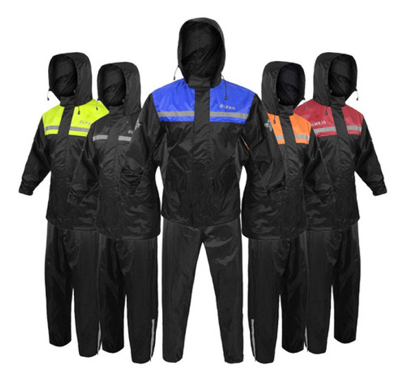 Alpha Cycle Gear - Traje De Lluvia Para Hombre Y Mujer, Chaq 0