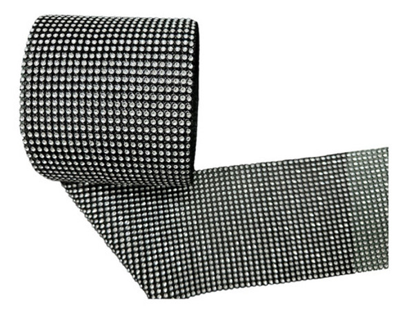 Cinta Falso Strass 24 Linea Neg+pl Souvenir Confeccion 9 Mtr 1