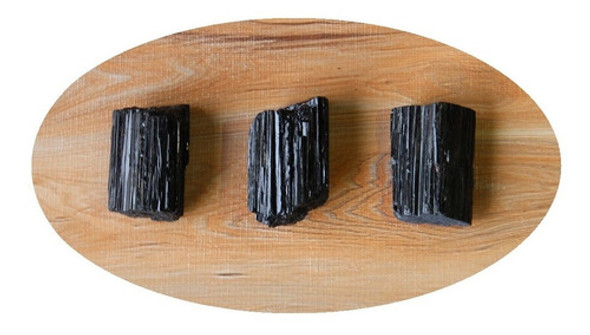 Piedra Turmalina Negra Natural En Bruto - 3,0 Cms - Reiki 0