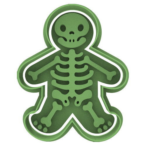3265 Esqueleto Halloween Cortante Para Galletas 0