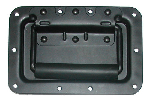 Manija Metalica Retráctil P Rack O Parlantes Negra 15 X 10cm 0