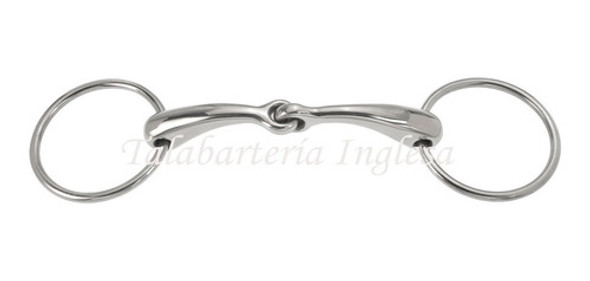 Jacaranda Freno Caballo Bridon Ac Inox Solido Bocado Curvo 0
