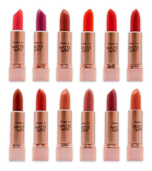 Lapiz Labial Matte Lipstick Pink 21 1 Lapiz Labial Matte Lipstick Pink 21 1