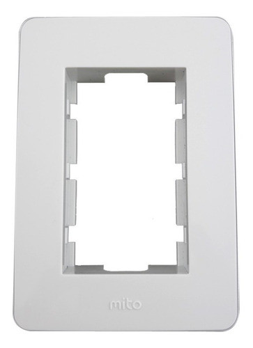 Tapa Bastidor Jeluz Mito Blanco/blanco X 5 Unidades 0